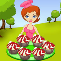 Free online flash games - Chef Keni Cherry Cupcakes game - WowEscape