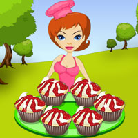 Free online flash games - Chef Keni Cherry Cupcakes game - Games2Dress 