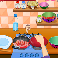 Free online flash games - Chef Kim Prawn Fry game - Games2Dress 