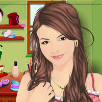 Free online flash games - Victoria Justice Beauty Beat game - Games2Dress 