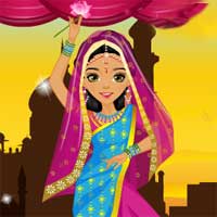 Free online flash games - Indian Fashion game - Games2Dress 