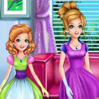 Free online flash games - Sandra Learns House Craft game - Games2Dress 