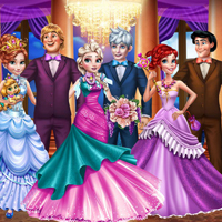 Free online flash games - Princesses Royal Ball game - Games2Dress 