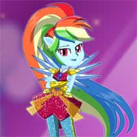 Free online flash games - Crystal Guardian Rainbow Dash game - Games2Dress 