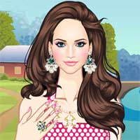 Free online flash games - Polka Dot Makeover game - Games2Dress 