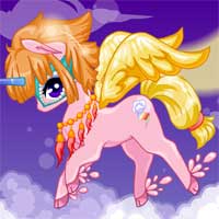 Free online flash games - Unicorn Fantasy game - Games2Dress 