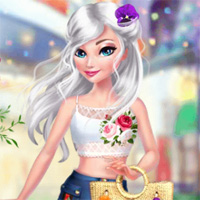 Free online flash games - Ella Summer Floral CuteZee game - Games2Dress 