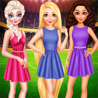 Free online flash games - BFF Princess Vote For Football 2018 Girl 7sGames game - Games2Dress 