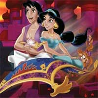 Free online flash games - Puzzle Mania Aladdin and Jasmine 123peppy game - Games2Dress 