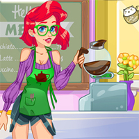 Free online flash games - Mermaid Coffee Shop Girlg game - Games2Dress 