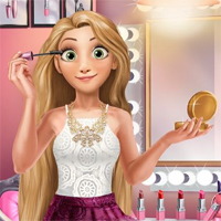 Free online flash games - Blonde Princess Makeup Time game - Games2Dress 