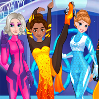 Free online flash games -  Princess Winter Olympics game - Games2Dress 