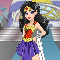 Free online flash games - Intergalactic Gala Wonder Woman Starsue game - Games2Dress 