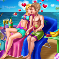 Free online flash games - Ellie Private Beach AgnesGames game - Games2Dress 