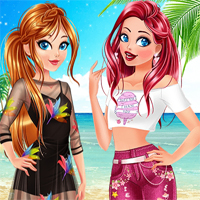 Free online flash games - Princesses Love Profile game - Games2Dress 