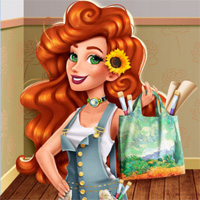 Free online flash games - Jessies Van Gogh Couture GirlsPlay game - Games2Dress 