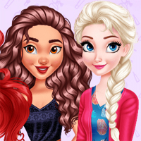 Free online flash games - Princesses Makeup Experts game - Games2Dress 