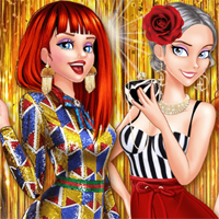 Free online flash games - Princesses At Gucci Opening Party Dressupmix game - Games2Dress 