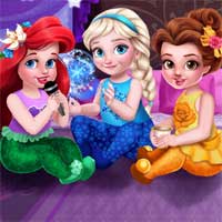 Free online flash games - Toddler Princesses Slumber Party GirlsPlay game - Games2Dress 