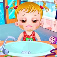 Free online flash games - Baby Hazel Eye Care game - Games2Dress 