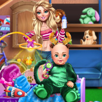 Free online flash games - Babysitter Fun Day game - WowEscape