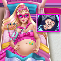Free online flash games - Superhero Pregnant Emergency game - Games2Dress 