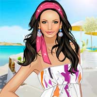 Free online flash games - Vacation On Beach game - Games2Dress 