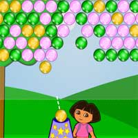 Free online flash games - Dora Bubble Shooter DoraGames game - Games2Dress 