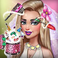 Free online flash games - Sery Bride Dolly Makeup game - Games2Dress 