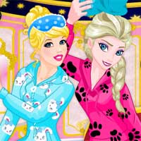 Free online flash games - Princess Slumber Party game - Games2Dress 