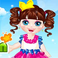 Free online flash games - Baby Lulu Hair Salon game - Games2Dress 