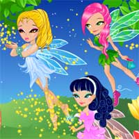 Free online flash games - Forever Fairies GirlGames game - Games2Dress 