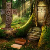 Free online flash games - 8bGames Forest House Escape game - Games2Dress 