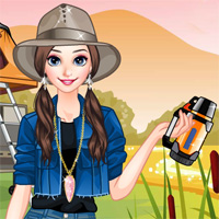 Free online flash games - Fall Camping Loligames game - Games2Dress 