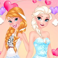 Free online flash games - Sisters Double Date game - Games2Dress 