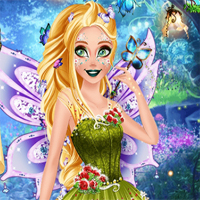 Free online flash games - Ellie Fairy Of The Woods game - Games2Dress 