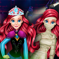 Free online flash games - Mermaid Halloween Party game - Games2Dress 