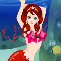 Free online flash games - Sandy Beach Mermaid Gamesgirl game - Games2Dress 