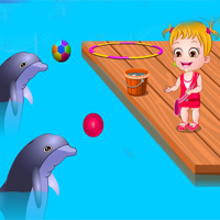 Free online flash games - Baby Hazel Dolphin Tour game - Games2Dress 