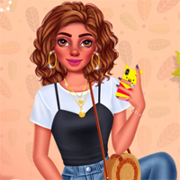 Free online flash games - Fall Selfie game - Games2Dress 