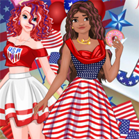 Free online flash games - Princess Independence Day Cover DressupMix game - Games2Dress 