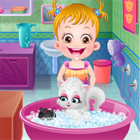 Free online flash games - Baby Hazel Naughty Cat game - Games2Dress 