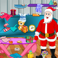 Free online flash games - Santa Claus Christmas Cleaning game - Games2Dress 