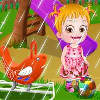 Free online flash games - Baby Hazel Laundry Time game - WowEscape