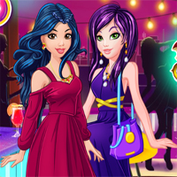 Free online flash games - Descendants Rooftop Party game - Games2Dress 