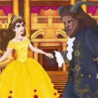 Free online flash games - Beauty And The Beast DressupWho game - Games2Dress 