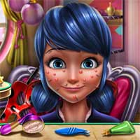 Free online flash games - Ladybug Glittery Makeup SisiGames game - WowEscape