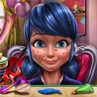 Free online flash games - Ladybug Glittery Makeup SisiGames game - Games2Dress 