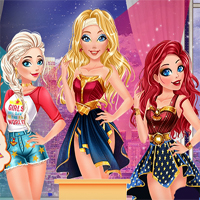 Free online flash games - Superhero Lookalike Contest game - Games2Dress 