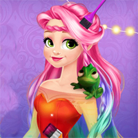 Free online flash games - Princess Design Your Rainbow Dress Enjoydressup game - Games2Dress 